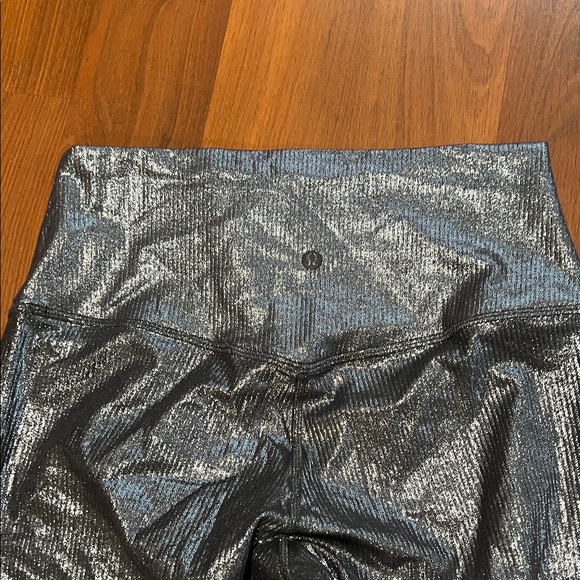 lululemon athletica Shiny Blue Leggings - Picture 2 of 4